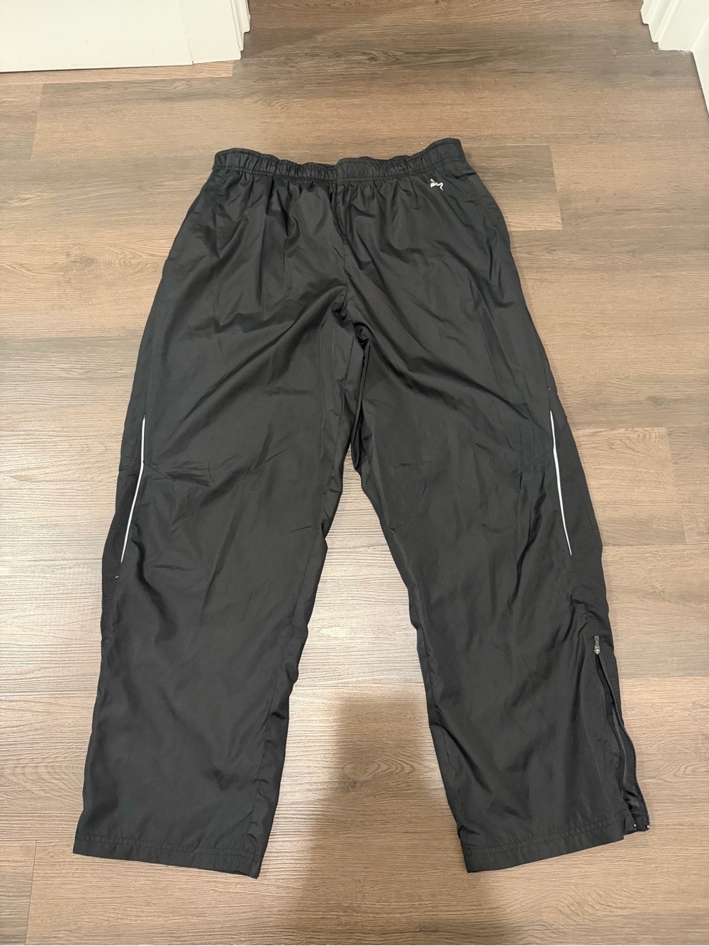 Starter Vintage Men's Black Athletic Track Pants